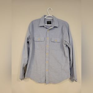 Men's Abercrombie and Fitch Button Down Heavy Linen Size Large
